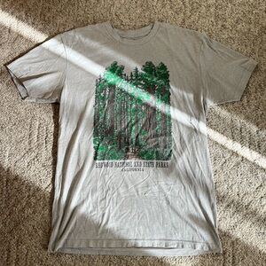 Vintage Redwood National Park Grey T-Shirt